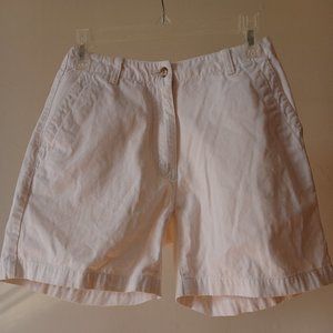 LL Bean white women's shorts